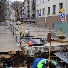 Реконструкция тепломагистралей в районе ул. Героев Панфиловцев г. Москва